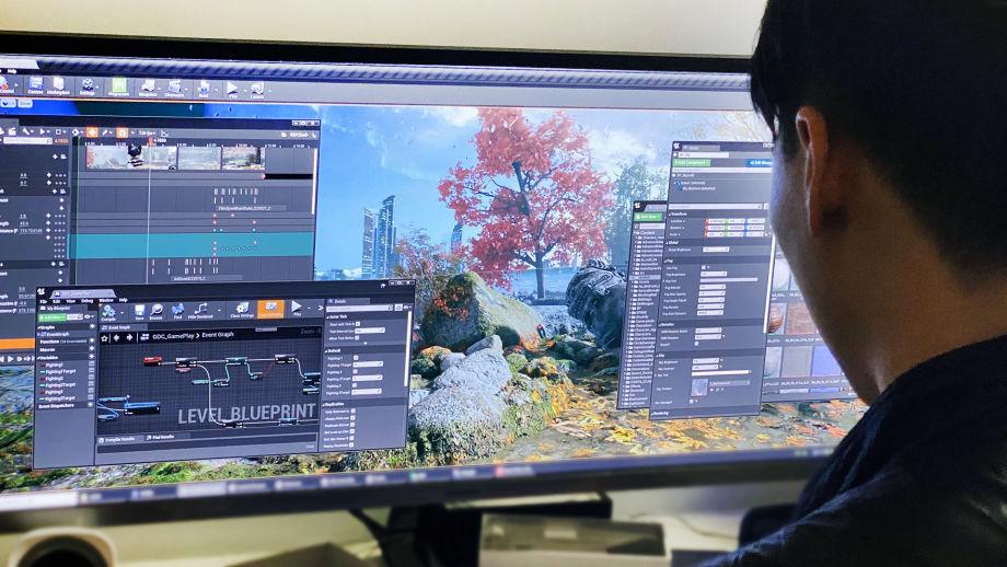 Game development workspace