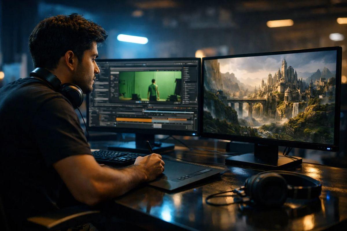VFX workspace